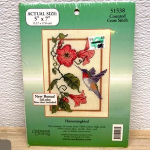 NWTS 5” by 7” Hummingbird Cross-stitch Kit